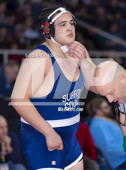 Thumbnail 1 in NYSPHSAA Wrestling Championships  Semi Finals photogallery.