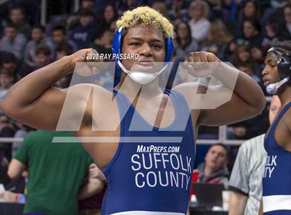 Thumbnail 1 in NYSPHSAA Wrestling Championships  Semi Finals photogallery.