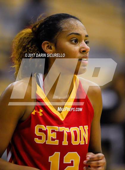 Thumbnail 3 in Seton vs. Rock Creek Christian Academy ( NIKE Tournament Of Champions)  photogallery.
