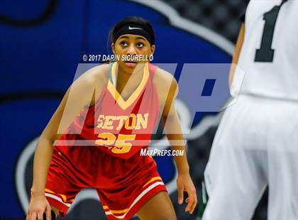 Thumbnail 3 in Seton vs. Rock Creek Christian Academy ( NIKE Tournament Of Champions)  photogallery.