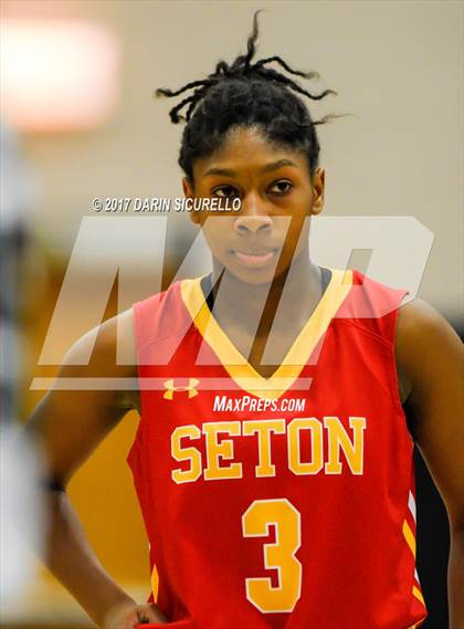 Thumbnail 1 in Seton vs. Rock Creek Christian Academy ( NIKE Tournament Of Champions)  photogallery.