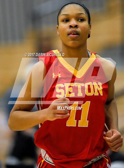 Thumbnail 1 in Seton vs. Rock Creek Christian Academy ( NIKE Tournament Of Champions)  photogallery.