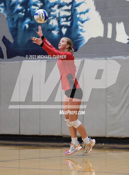 Thumbnail 1 in Madison vs Eagle (IHSAA 5A  Final Match 1) photogallery.