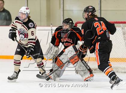 Thumbnail 2 in Kent Hill School vs Kimball Union Academy (Joshua H. Weeks New Years' Tournament) photogallery.