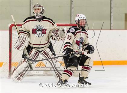 Thumbnail 3 in Kent Hill School vs Kimball Union Academy (Joshua H. Weeks New Years' Tournament) photogallery.