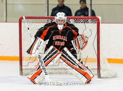 Thumbnail 3 in Kent Hill School vs Kimball Union Academy (Joshua H. Weeks New Years' Tournament) photogallery.