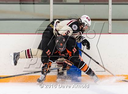 Thumbnail 3 in Kent Hill School vs Kimball Union Academy (Joshua H. Weeks New Years' Tournament) photogallery.