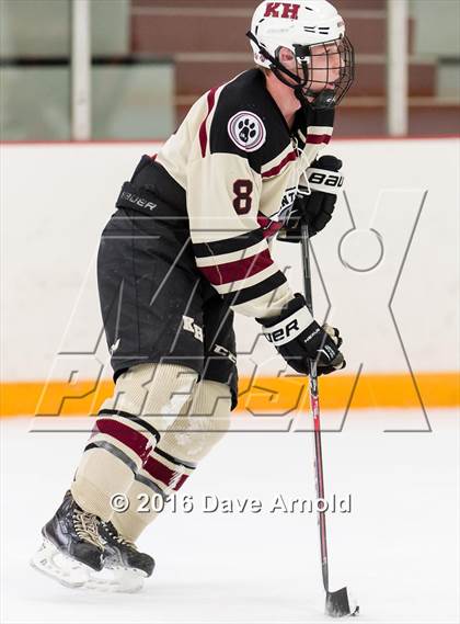 Thumbnail 2 in Kent Hill School vs Kimball Union Academy (Joshua H. Weeks New Years' Tournament) photogallery.