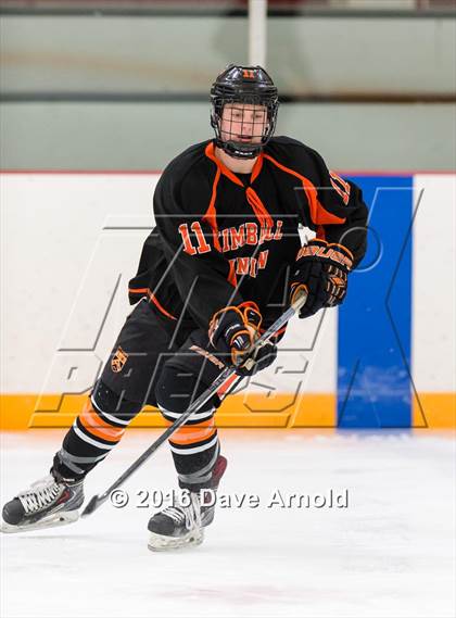 Thumbnail 3 in Kent Hill School vs Kimball Union Academy (Joshua H. Weeks New Years' Tournament) photogallery.