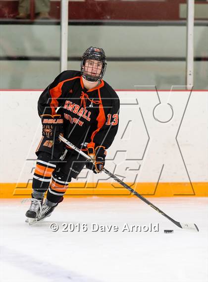 Thumbnail 1 in Kent Hill School vs Kimball Union Academy (Joshua H. Weeks New Years' Tournament) photogallery.