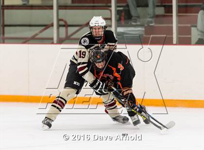 Thumbnail 3 in Kent Hill School vs Kimball Union Academy (Joshua H. Weeks New Years' Tournament) photogallery.