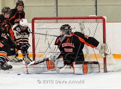 Thumbnail 2 in Kent Hill School vs Kimball Union Academy (Joshua H. Weeks New Years' Tournament) photogallery.