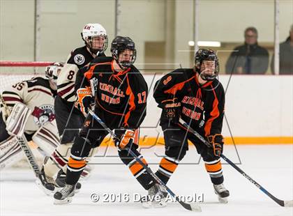 Thumbnail 3 in Kent Hill School vs Kimball Union Academy (Joshua H. Weeks New Years' Tournament) photogallery.