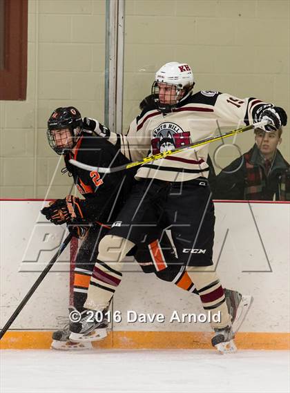 Thumbnail 2 in Kent Hill School vs Kimball Union Academy (Joshua H. Weeks New Years' Tournament) photogallery.