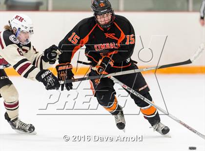 Thumbnail 3 in Kent Hill School vs Kimball Union Academy (Joshua H. Weeks New Years' Tournament) photogallery.
