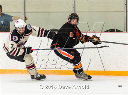 Thumbnail 3 in Kent Hill School vs Kimball Union Academy (Joshua H. Weeks New Years' Tournament) photogallery.