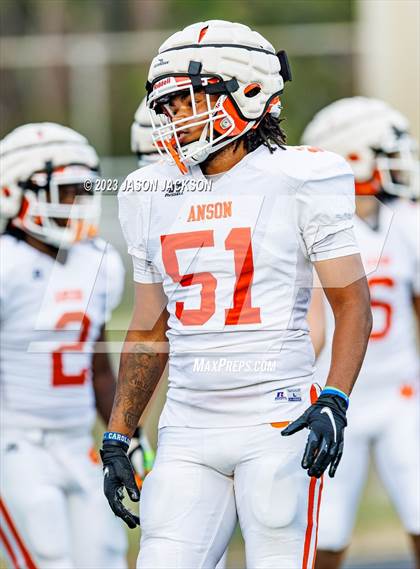 Thumbnail 3 in Union Pines vs Anson (Moore County Kickoff Classic) photogallery.