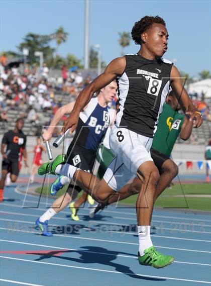 Thumbnail 1 in CIF State Track and Field Championships (Day 1 - Boys Running Events) photogallery.