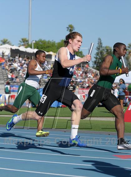 Thumbnail 2 in CIF State Track and Field Championships (Day 1 - Boys Running Events) photogallery.