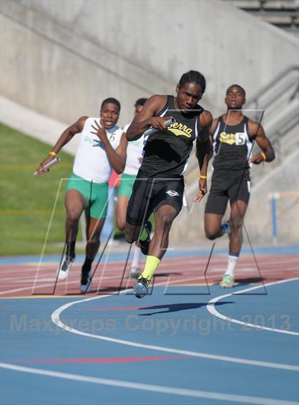 Thumbnail 3 in CIF State Track and Field Championships (Day 1 - Boys Running Events) photogallery.
