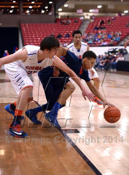 Thumbnail 1 in Findlay Prep vs. Bishop Gorman (Findlay Big City Showcase) photogallery.