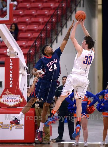 Thumbnail 1 in Findlay Prep vs. Bishop Gorman (Findlay Big City Showcase) photogallery.