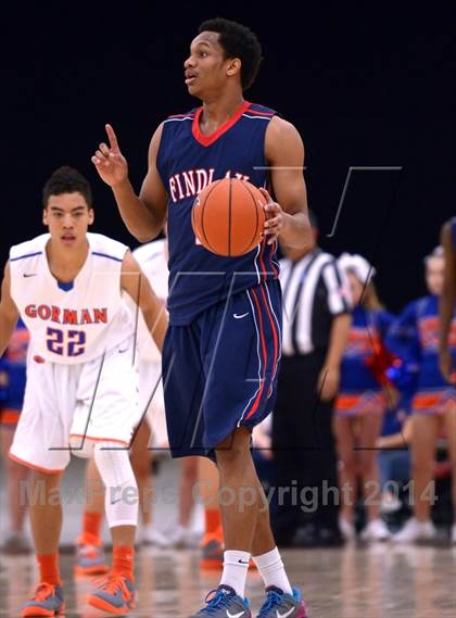 Thumbnail 3 in Findlay Prep vs. Bishop Gorman (Findlay Big City Showcase) photogallery.