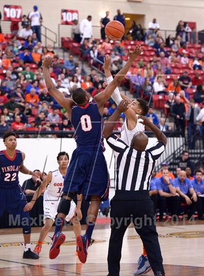 Thumbnail 1 in Findlay Prep vs. Bishop Gorman (Findlay Big City Showcase) photogallery.