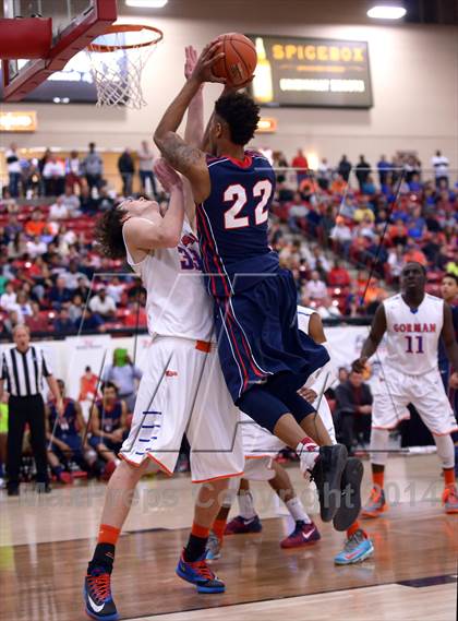 Thumbnail 1 in Findlay Prep vs. Bishop Gorman (Findlay Big City Showcase) photogallery.