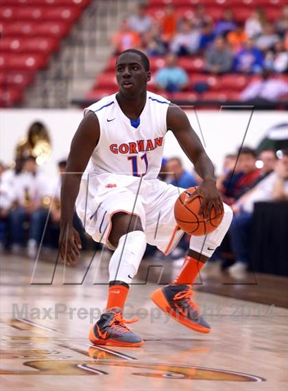 Thumbnail 2 in Findlay Prep vs. Bishop Gorman (Findlay Big City Showcase) photogallery.