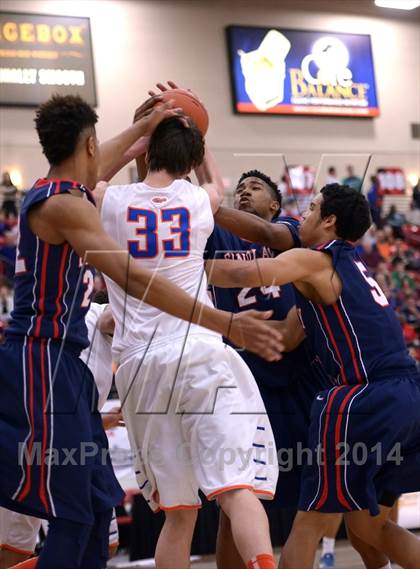 Thumbnail 3 in Findlay Prep vs. Bishop Gorman (Findlay Big City Showcase) photogallery.