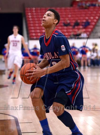Thumbnail 2 in Findlay Prep vs. Bishop Gorman (Findlay Big City Showcase) photogallery.