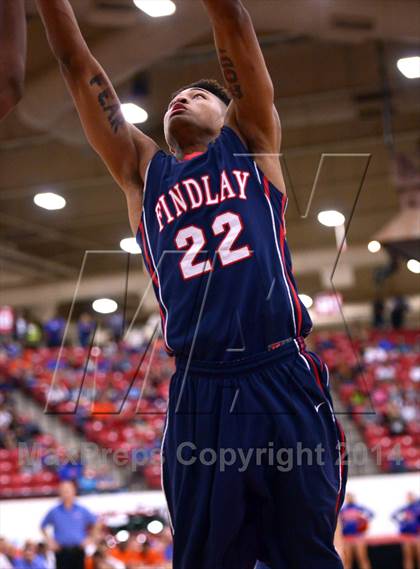 Thumbnail 2 in Findlay Prep vs. Bishop Gorman (Findlay Big City Showcase) photogallery.