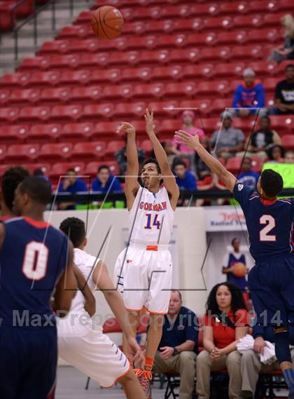 Thumbnail 1 in Findlay Prep vs. Bishop Gorman (Findlay Big City Showcase) photogallery.