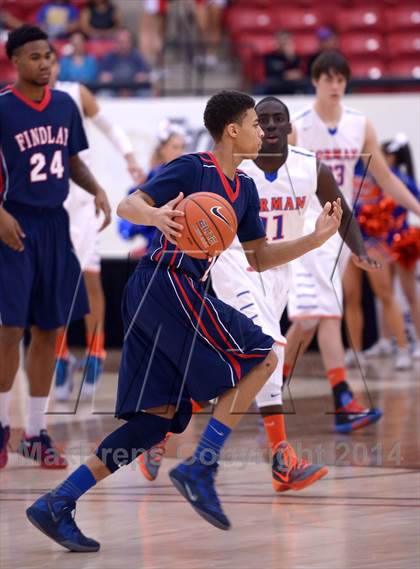 Thumbnail 2 in Findlay Prep vs. Bishop Gorman (Findlay Big City Showcase) photogallery.