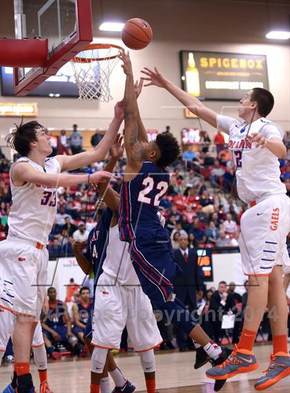 Thumbnail 3 in Findlay Prep vs. Bishop Gorman (Findlay Big City Showcase) photogallery.