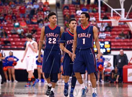 Thumbnail 1 in Findlay Prep vs. Bishop Gorman (Findlay Big City Showcase) photogallery.