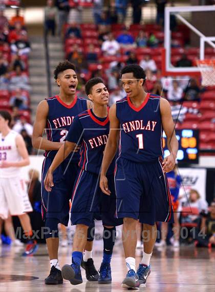 Thumbnail 3 in Findlay Prep vs. Bishop Gorman (Findlay Big City Showcase) photogallery.
