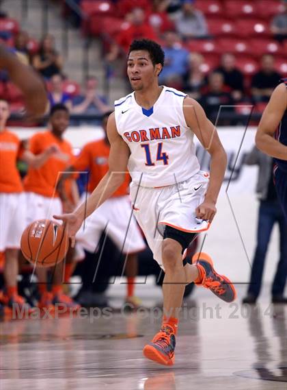 Thumbnail 3 in Findlay Prep vs. Bishop Gorman (Findlay Big City Showcase) photogallery.
