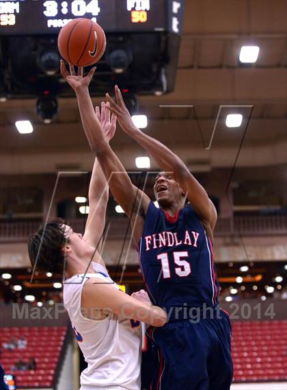 Thumbnail 2 in Findlay Prep vs. Bishop Gorman (Findlay Big City Showcase) photogallery.