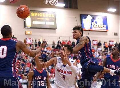 Thumbnail 3 in Findlay Prep vs. Bishop Gorman (Findlay Big City Showcase) photogallery.