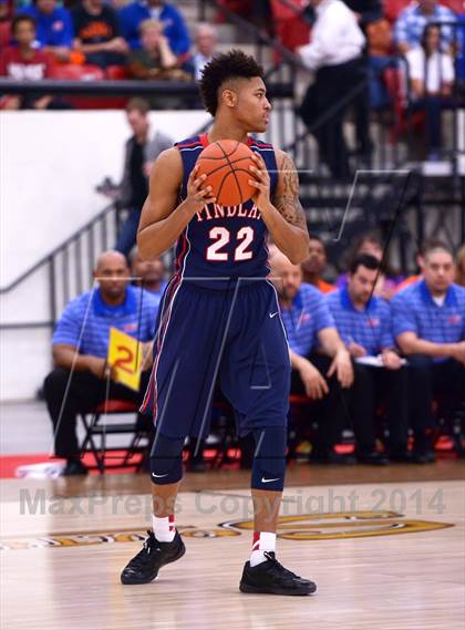 Thumbnail 1 in Findlay Prep vs. Bishop Gorman (Findlay Big City Showcase) photogallery.
