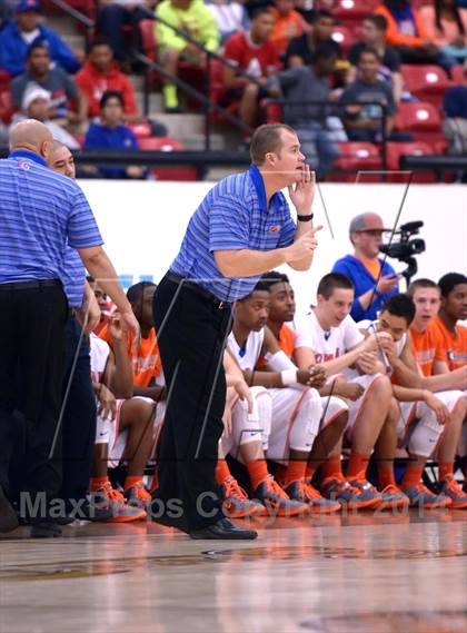 Thumbnail 2 in Findlay Prep vs. Bishop Gorman (Findlay Big City Showcase) photogallery.