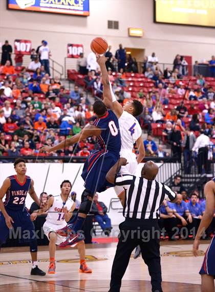 Thumbnail 2 in Findlay Prep vs. Bishop Gorman (Findlay Big City Showcase) photogallery.