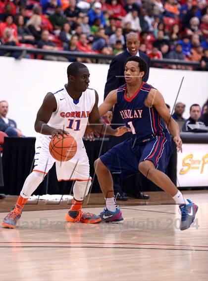 Thumbnail 1 in Findlay Prep vs. Bishop Gorman (Findlay Big City Showcase) photogallery.