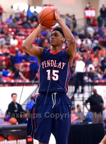 Thumbnail 1 in Findlay Prep vs. Bishop Gorman (Findlay Big City Showcase) photogallery.