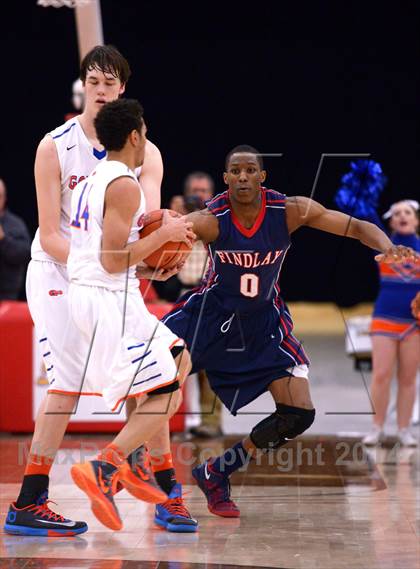 Thumbnail 3 in Findlay Prep vs. Bishop Gorman (Findlay Big City Showcase) photogallery.