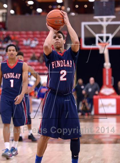 Thumbnail 3 in Findlay Prep vs. Bishop Gorman (Findlay Big City Showcase) photogallery.
