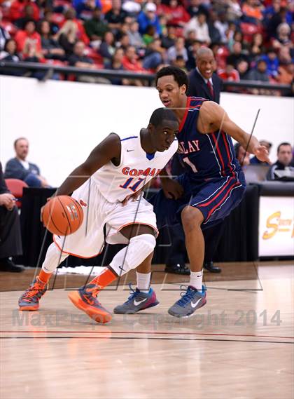 Thumbnail 2 in Findlay Prep vs. Bishop Gorman (Findlay Big City Showcase) photogallery.