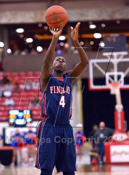 Thumbnail 2 in Findlay Prep vs. Bishop Gorman (Findlay Big City Showcase) photogallery.